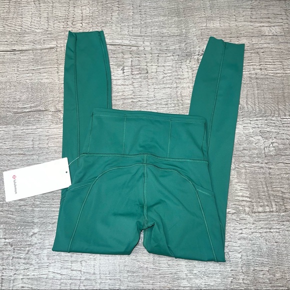 Lululemon Fast and Free High-Rise Tight 25" evergreen EVRG 0 - Picture 11 of 12